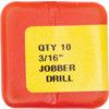 3/16" HSS S/S JOBBER DRILL thumbnail-2