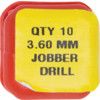 3.60mm HSS S/S JOBBER DRILL thumbnail-2