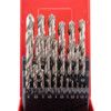 1-13.00mm x 0.5mm HSS Ground Flute Jobber Drill Set - Bright Finish - 25 Pieces thumbnail-2