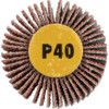 40 x 25mm Flap Wheels - Aluminium Oxide - 6.0mm Shaft P40 thumbnail-1