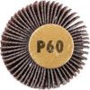 40 x 30mm Flap Wheels - Aluminium Oxide - 6.0mm Shaft P60 thumbnail-1