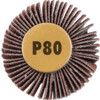 40 x 30mm Flap Wheels - Aluminium Oxide - 6.0mm Shaft P80 thumbnail-1