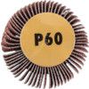 50 x 30mm Flap Wheels - Aluminium Oxide - 6.0mm Shaft P60 thumbnail-1