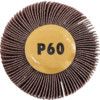 80 x 50mm Flap Wheels - Aluminium Oxide - 6.0mm Shaft P60 thumbnail-1