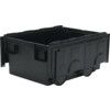 Euro Container cu capac, negru, 600x400x265mm, 49.5L thumbnail-0