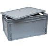 Euro Container, plastic, gri, 800x600x420mm thumbnail-3