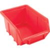 SEN1 PLASTIC STORAGE BIN RED thumbnail-0