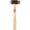 03-208 25mm Copper Hide Hammer with Wood Handle thumbnail-0