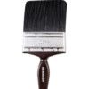 4in. Flat Natural Bristle Paint Brush, Plastic Handle thumbnail-2