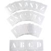 100mm (SET OF 26) STEEL STENCIL LETTERS thumbnail-0