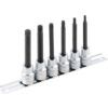 TORX BIT SET 1/2" SQUARE DRIVE T20 - T50 x 95mm (6-PIECE) CHROME VANADIUM thumbnail-0