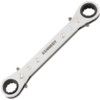 Metric Double End Ring Ratchet Spanner, Chrome Vanadium Steel, Reversible, 17mm x 19mm thumbnail-0