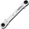 Imperial Double End Ring Ratchet Spanner, Chrome Vanadium Steel, Reversible, 1/4in. x 5/16in. thumbnail-0