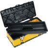 470x238x178mm YELLOW METAL TOOLBOX + TOTE TRAY thumbnail-0