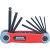 5/64"-1/4" PRO-TORQ HEX BALL WRENCH SET ON CLIP(9) thumbnail-0