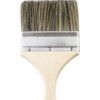 Flat Paint Brush, Natural Bristle, 4in. thumbnail-2