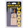 38x25mm SHACKLE W/PROOF BRASS PADLOCK thumbnail-3