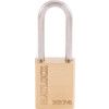 38x50mm SHACKLE W/PROOF BRASS PADLOCK thumbnail-0