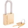 45x50mm SHACKLE W/PROOF BRASS PADLOCK thumbnail-0