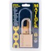 45x50mm SHACKLE W/PROOF BRASS PADLOCK thumbnail-3