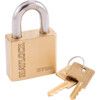 50x25mm SHACKLE W/PROOF BRASS PADLOCK thumbnail-0