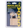 50x25mm SHACKLE W/PROOF BRASS PADLOCK thumbnail-3