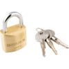 40mm BRASS CROSS KEY PADLOCK thumbnail-0