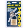 40mm BRASS CROSS KEY PADLOCK thumbnail-2