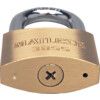 60mm BRASS CROSS KEY PADLOCK thumbnail-1