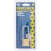 30mm STD BRASS PADLOCK LONG HDNSKLE thumbnail-2