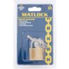 30x15mm SHACKLE SOLID BRASSPADLOCK thumbnail-2