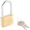 40mm STD BRASS PADLOCK LONG HDNSKLE thumbnail-1