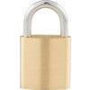 25mm SLIMLINE BRASS PADLOCK STEELSHACKLE thumbnail-1