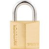 30x15mm SHACKLE SOLID BRASS PADLOCK thumbnail-0