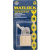 30x15mm SHACKLE SOLID BRASS PADLOCK thumbnail-2