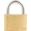 60x27mm SHACKLE SOLID BRASS PADLOCK thumbnail-0