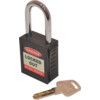 SAFETY PADLOCK KEYED DIFFERENTLYBLACK thumbnail-0