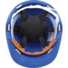 SAFETY HELMET STD + PLASTIC 6 POINT HARNESS R/BLUE thumbnail-2