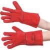 RED LINED GAUNTLETS REINFORCED THUMB SIZE 10 thumbnail-1