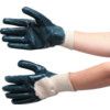 H/D NITRILE P/COAT K/W GLOVE BLUE SZ.10 thumbnail-0