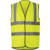 Vestă Hi-Vis, Galbenă, 3XL, Închidere cu bandă și buclă, Poliester thumbnail-0