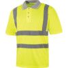 Tricou Polo Hi-Vis, Galben, 2XL, Mânecă Scurtă, EN20471 thumbnail-0