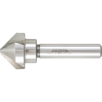 25mm 90DEG HSS-COBALT 3FLS/S COUNTERSINK