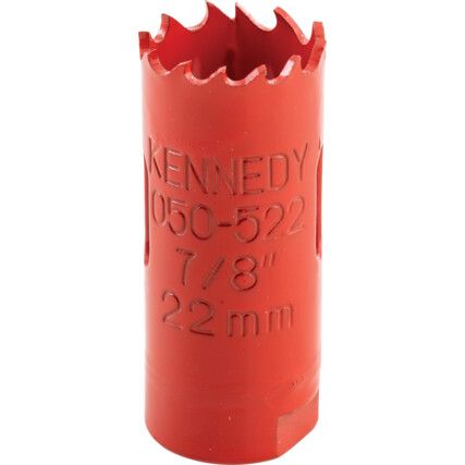 22mm DIA. (7/8") BI-METALV/P HOLESAW