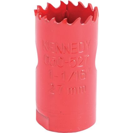 27mm DIA. (1.1/16") BI-METAL V/P HOLESAW