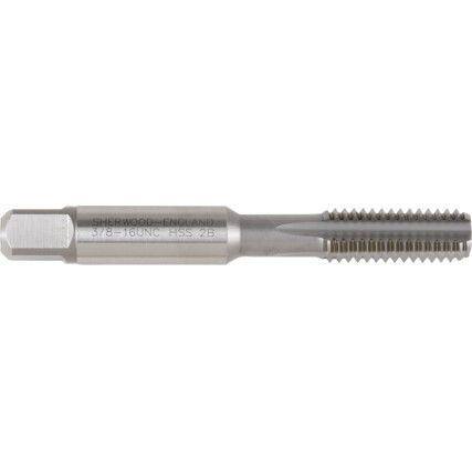 3/8"x16 UNC HSSGT STR. FLUTE PLUG TAP