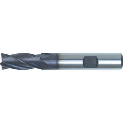 8.0 WELDON STD END MILL-TiALN-8% CO