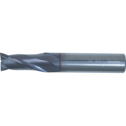 10.0mm ST/SH SHORT 2FL SLOT DRILL Q-COAT