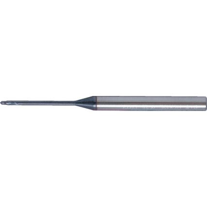 1.5mm 2FL L/REACH B/N SLOT DRILL Q-COAT