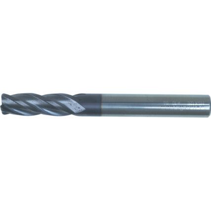 6x0.5mm ST/SH 4FL C/RADIUS END MILL Q-COAT